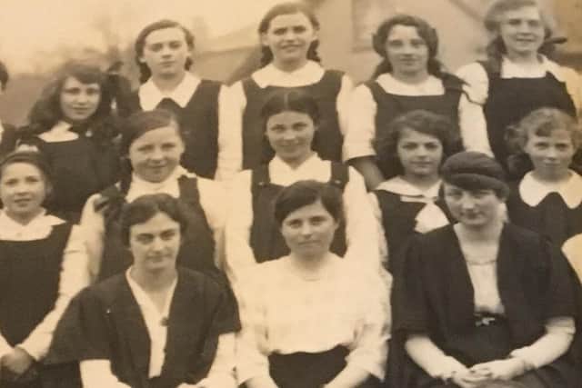 Mamie Martin pictured during her teaching days at Hermitage Academy, Helensburgh.