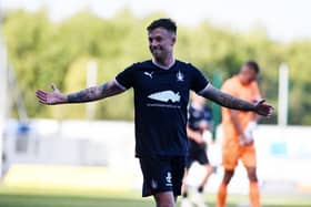 Falkirk striker Gary Oliver would support an increase of team's in Scotland's divisions