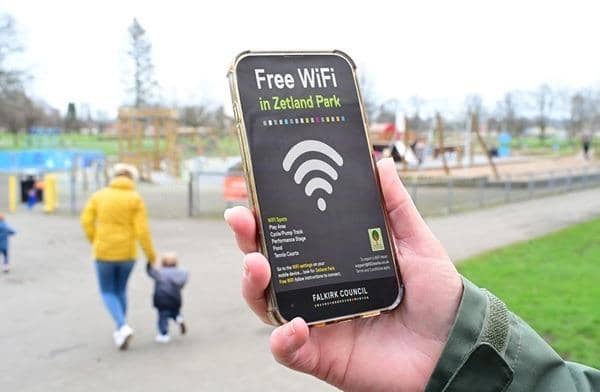 Visitors to Zetland Park can now take advantage of the free WiFi available(Picture: Submitted)