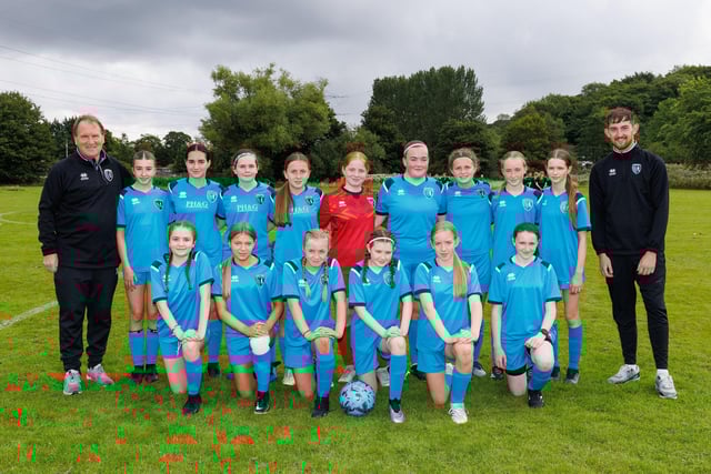 Central Girls’ under-14s team were the club’s sole champions on the day, lifting the C trophy