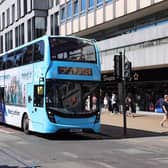 A First West Lothian bus in Edinburgh. Picture: Donald Stirling