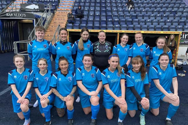 Central Girls beat local league rivals Falkirk Development 5-1 on Sunday afternoon to move to the top of the Biffa SWFL East (Photo: Contributed)
