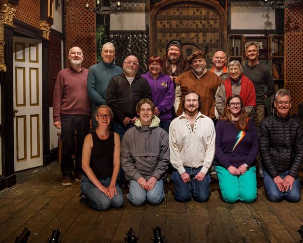 The Barony Players Blackadder II cast are looking forward to getting back on stage. Pic: Rebecca Holmes