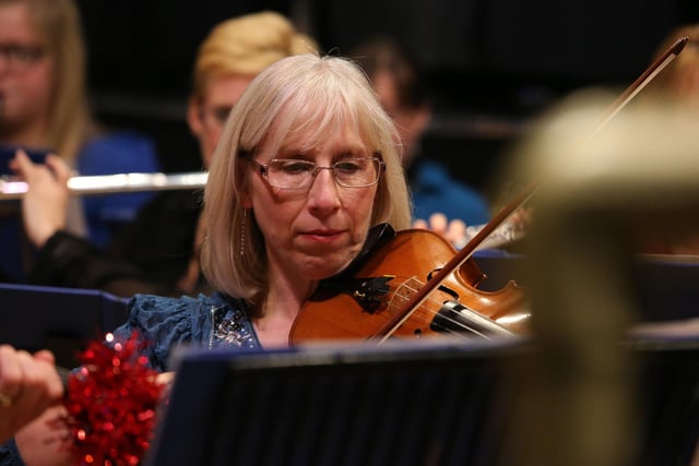More violins.