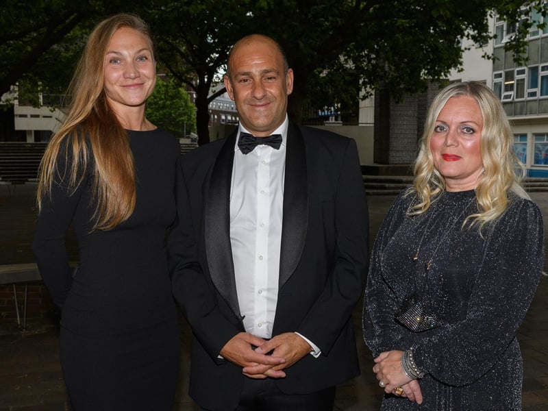 Pictured is: Aina Sutka, Farid Yeganeh & Catherine Austin from the Queens Hotel. Picture: Keith Woodland (080721-23)