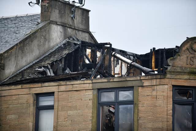 The family has been left devastated after all their home and possessions were destroyed. Pic: Michael Gillen