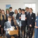 Winchburgh Academy's Food For The Future graduates were delighted to receieve their well-earned award from head judge Moira Stalker of Food and Drink Federation Scotland.