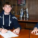 Academy pair Calean McCrone and Flynn McCafferty sign professional contracts (Photo: Ian Sneddon)