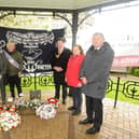 Last year's Falkirk ceremony to mark International Workers' Memorial Day. Pic: Alan Murray