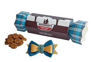 Currently available from Pets at Home for a bargain £3.85, this cracker doesn't contain the usual joke and hat. Instead it has some tasty treats and a dapper bow tie to slide onto your dog's collar so they look smart for Christmas dinner.