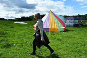The Climate Camp starts to take shape on land at Kinneil Estate
(Picture: Michael Gillen, National World)