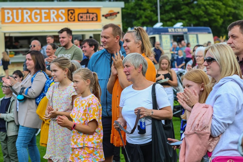 The community flocked to Crownest Park for the fun day.