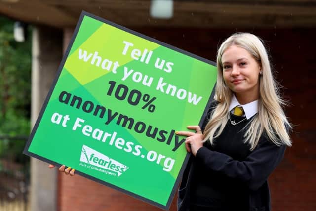 Fearless – the youth service of Crimestoppers - have reported a huge increase in young people engaging with their recent youth violence and weapon possession campaign. Pic: Contributed