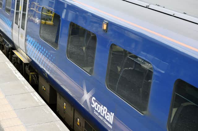 Flooding is causing problems on services across the central belt