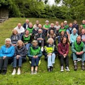 Burgh Beautiful Linlithgow volunteers, with convenor Ron Smith (front and centre in maroon top).