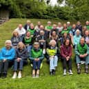 Burgh Beautiful Linlithgow volunteers, with convenor Ron Smith (front and centre in maroon top).