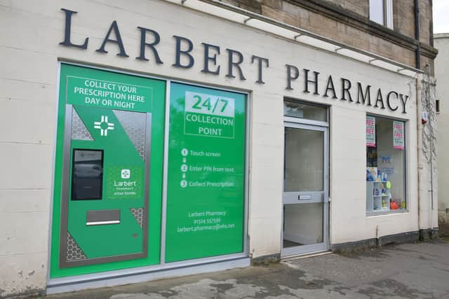 Larbert Pharmacy's new 24/7 automated prescription dispenser is proving popular with customers since it became operational at the end of last month