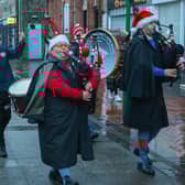 Camelon and District Pipe Band help Grangemouth Festive Celebration go marching on 
(Picture: Scott Louden, National World)