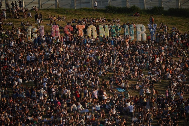 Although the festival doesn't officially begin until Friday, but because of the train strikes, the gates opened to campers 24 hours earlier than usual