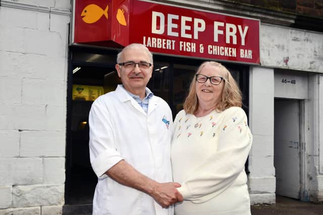 Elvio and Margo Marandola are retiring after 35 years running the Deep Fry in Larbert