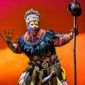 Thandazile Soni as Rafiki in Disney's The Lion King