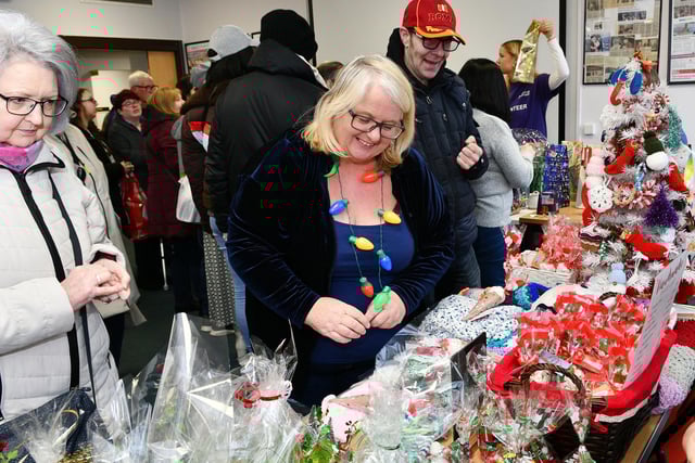 Lots of Christmas gift ideas at the fayre.