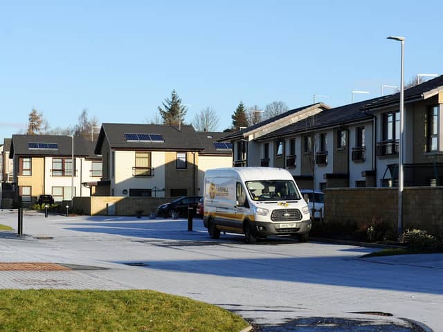Falkirk Council has plans to build around 2600 new social homes in the coming years. Pic: Michael Gillen