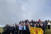 S6 Pupils at the top of Dumyat Hill Stirling