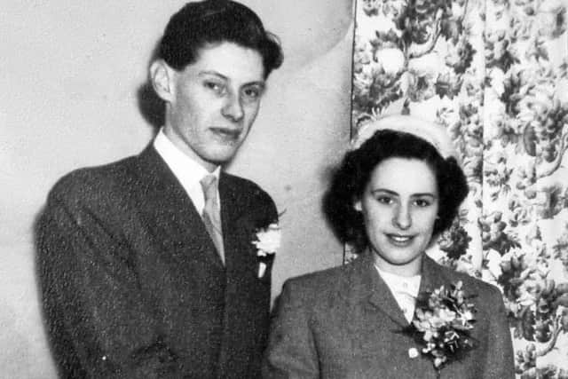 Robert and Anne Baird on their wedding day in 1954. Pic: Contributed