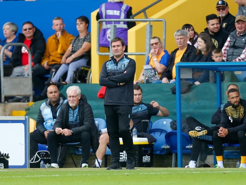 Mansfield Town manager Nigel Clough.