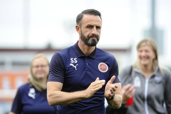 Stenhousemuir manager Stephen Swift (Photo: Alan Murray)