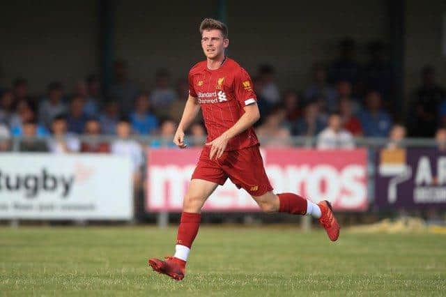 Tony Gallacher in action for Liverpool's Under 23's side (Picture: Marc Atkins/Getty Images)
