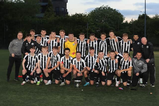 Dunipace's development squad completed a treble over the weekend after picking up the Challenge Cup (Pictures: Joe Gilhooley LRPS)