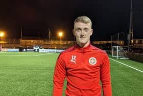 The Warriors new goalkeeper Curtis Lyle (Photo: Stenhousemuir FC)