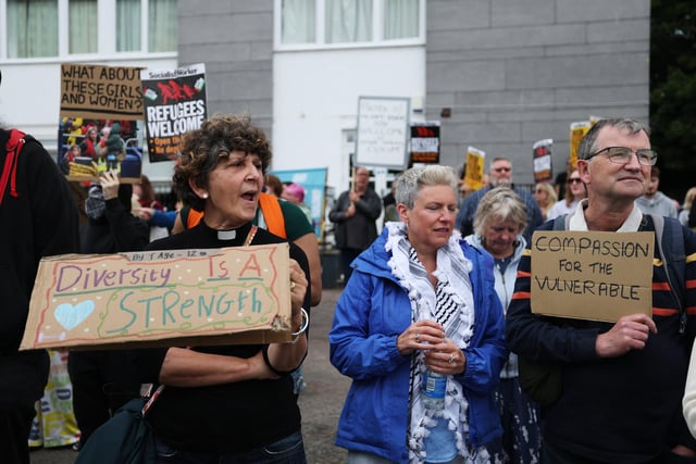 Protest In Falkirk Protesters gather for two demonstrations in Falkirk amid concerns over ...