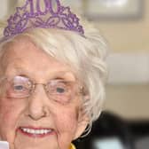Pearl Shirra celebrates her 100th birthday (Pic: Lisa Evans)