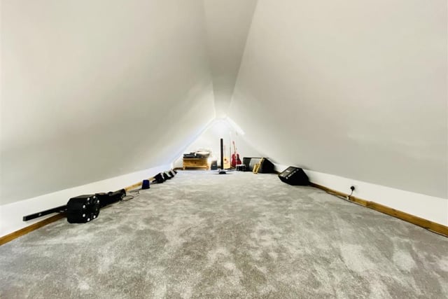 There is a lot of space in the attic.
