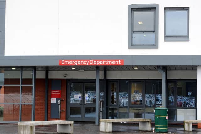 Patients continue to face long waits at Forth Valley Royal's A&E department.  (Pic: Michael Gillen)
