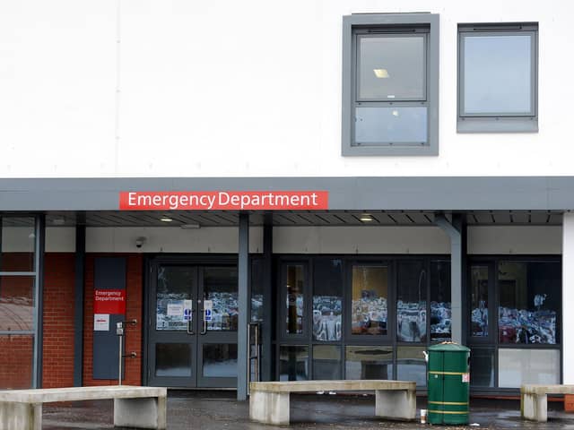 Patients continue to face long waits at Forth Valley Royal's A&E department.  (Pic: Michael Gillen)