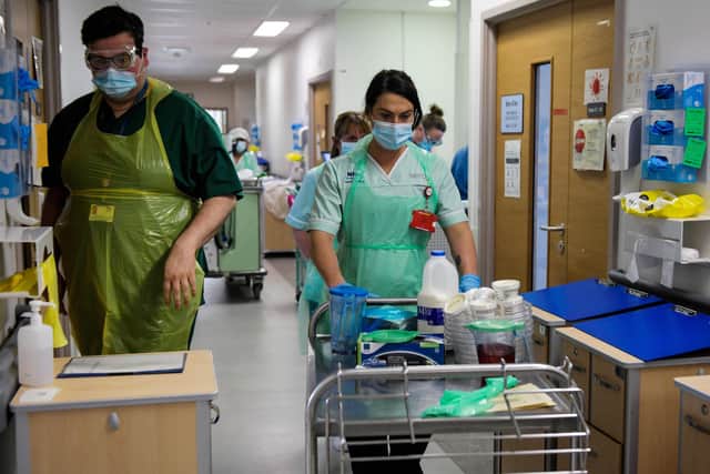 Scottish Government figures show the number of people in the NHS Forth Valley area being treated for COVID-19 at the moment is now double the amount reached during the height  of the first wave of the pandemic last year.