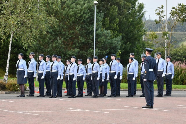 Cadets on the parade ground.
