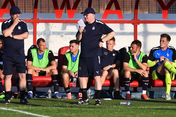 Falkirk boss John McGlynn wasn't pleased with his side's performance against Bonnyrigg Rose Athletic (Photos: Michael Gillen)