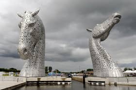 The Kelpies were named the 10th most beautiful attraction in the UK
