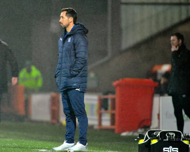 Head coach Martin Rennie on the touchline (Pictures by Alan Murray)