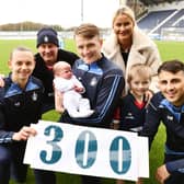 The 300th Junior Bairn member this year joined some of the team. Pictured Aidan Nesbitt; grandfather Derek Steel; four week Chet Strathie; Coll Donaldson; mum Ellie Strathie; brother Chase Strathie; and Ryan Shanley.