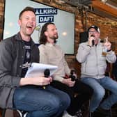 Regular hosts of the popular Falkirk Daft podcast, John McInally and Ross Wayne, were joined Craig Telfer and Ewen Cameron on stage at Behind The Wall