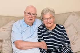 Jimmy and Isobel Turnbull who celebrated their diamond wedding on June 12. Pic: Michael Gillen