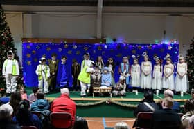 Youngsters in Primary 1-3 at Carronshore Primary performed The Fleece Force!  (Pics: Michael Gillen)