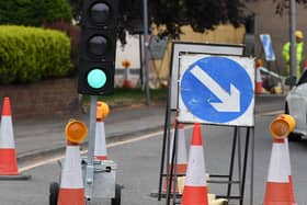 A section of the M80 will be closed for two nights for roadworks. Picture: John Devlin.