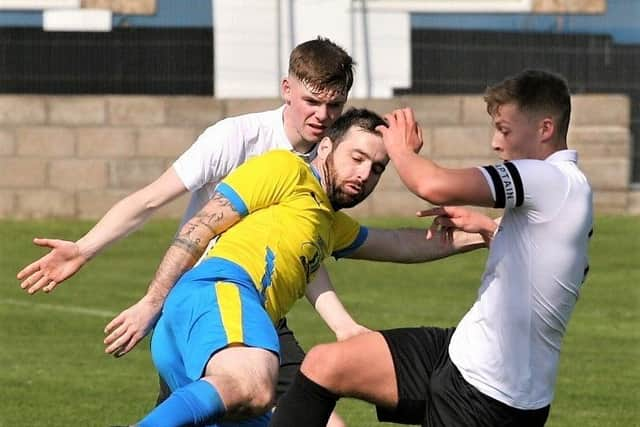 David Grant scored a hat-trick on Saturday